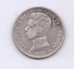 ALFONSO XIII DEL AÑO 1903 *3 DE 1 PESETA